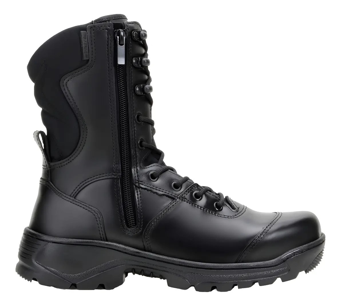 Coturno Bota Rossi Sniper Dois Zipers Couro 8100