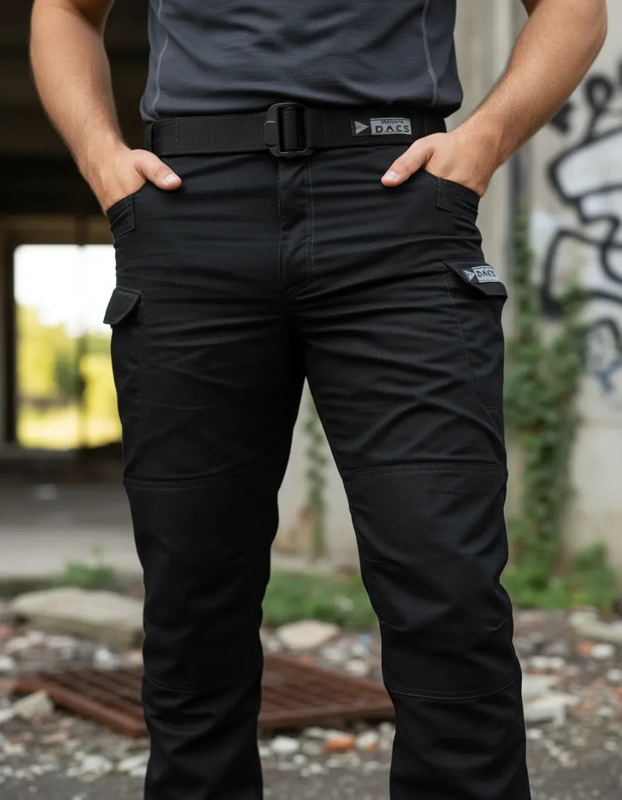 Calça Tática Militar Attack 10 Bolsos Preta Dacs Original