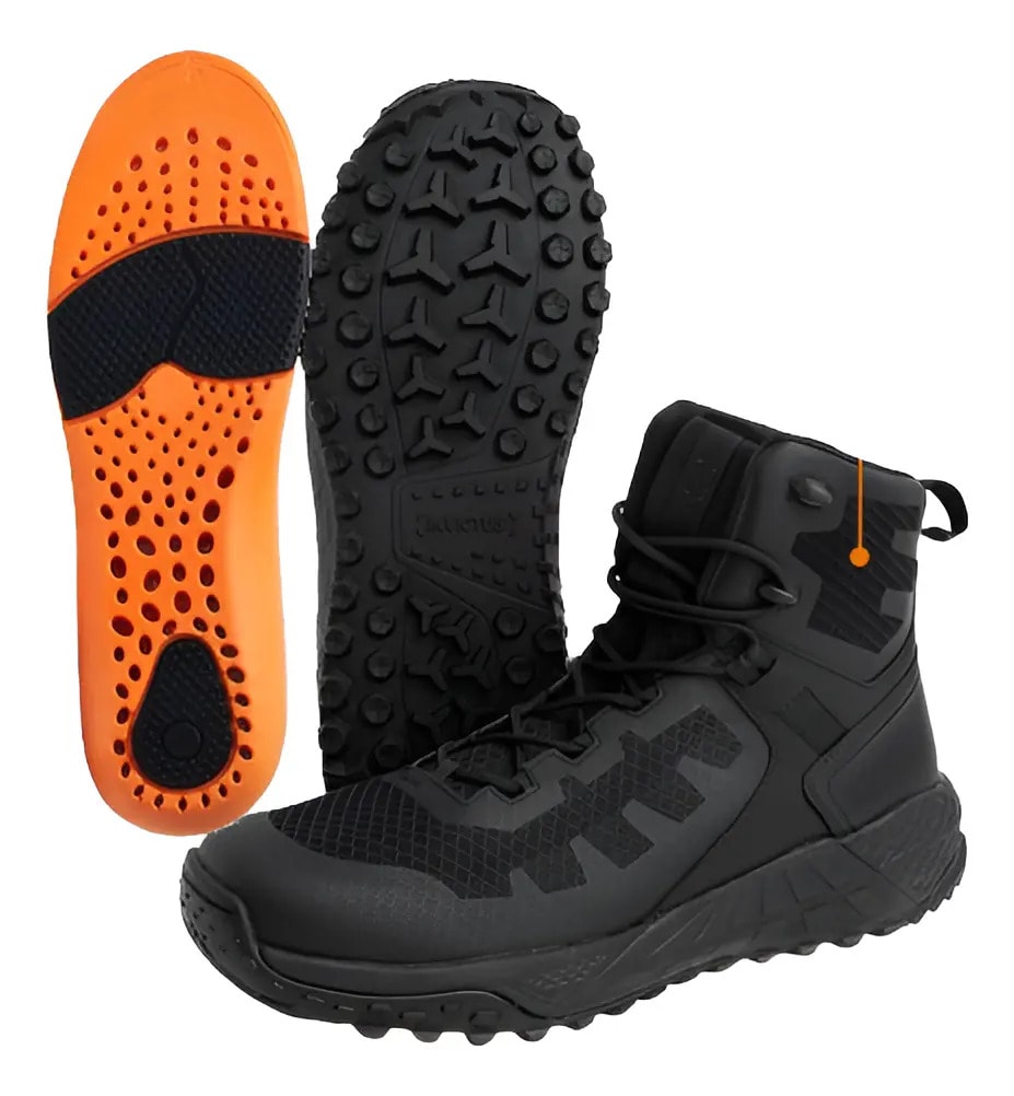 Bota Coturno Arion 2.0 Invictus Preta + Palmilha Vent + Leve