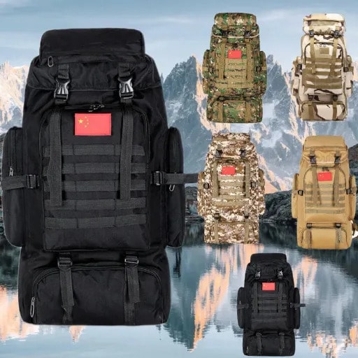 Mochila Impermeável 90l Resistente Camping E Trilhas Viagem