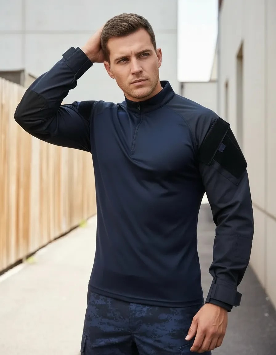 Camisa Profissional Combat Shirt Gcm Vigilante Condomínios
