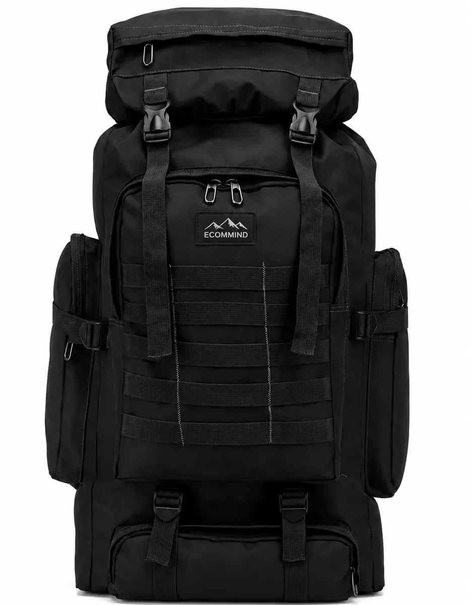 Mochila Cargueira Camping Travessia Trilha Impermeável 80l Pesca Acampamento Legendários ECOMMIND