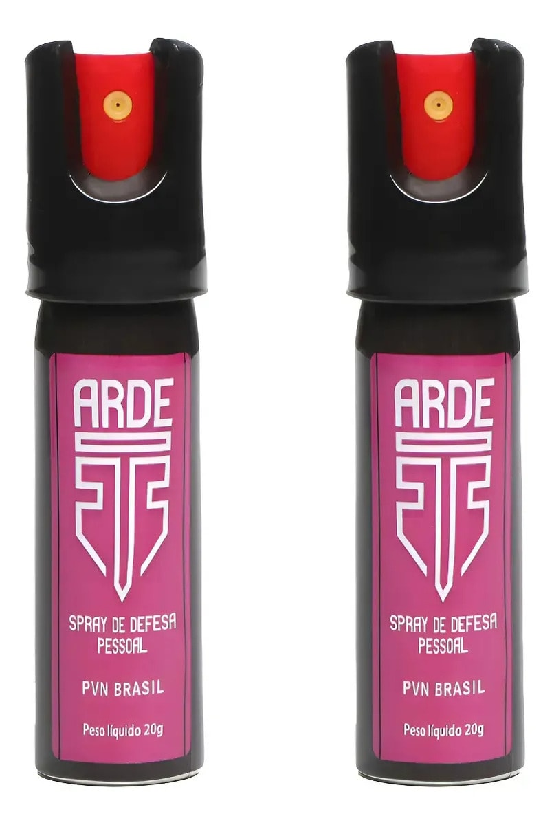 Kit 2 Spray De Gengibre Arde Autodefesa Pequeno Discreto
