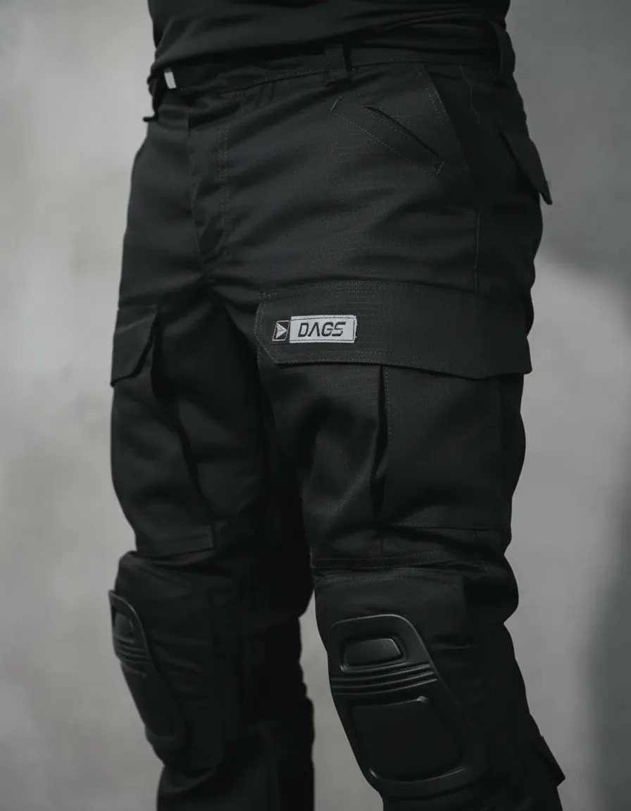 Calça Tática Ranger Joelheira Policial Preta Tactical Dacs