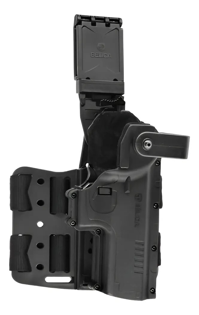 Coldre Glock G17 G19 G22 G23 Tático Ostensivo Perna / Destro