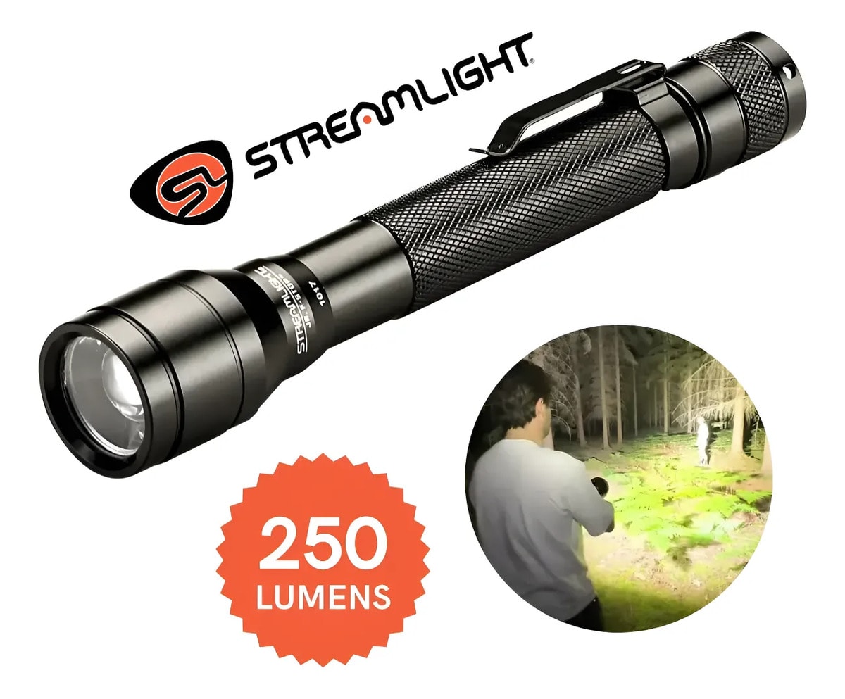 Lanterna Streamlight 250 Lúmens Caça Militar Durável + Pilha
