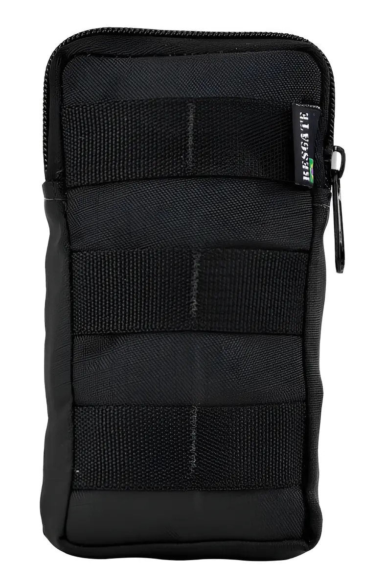 Bolso Porta Celular Smartphone Tático Modular Cor Preto