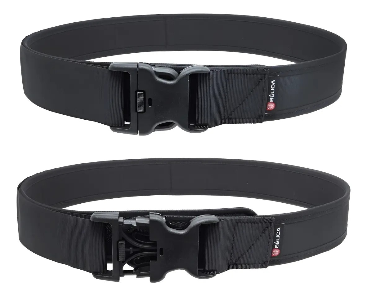 Cinto Tático Police Bélica Guarnição Antichama Cordura Preto