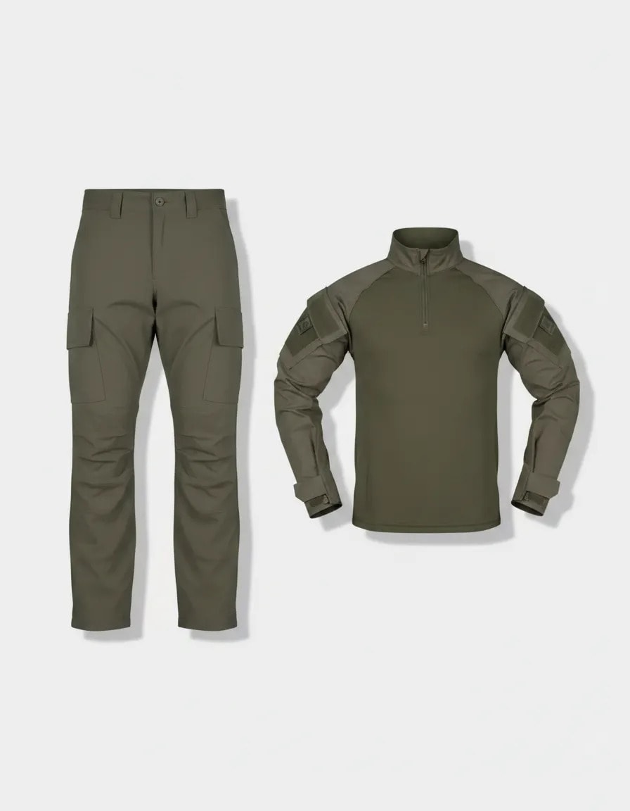 Conjunto Combat Shirt  + Calça Combat Verde Oliva - Bélica