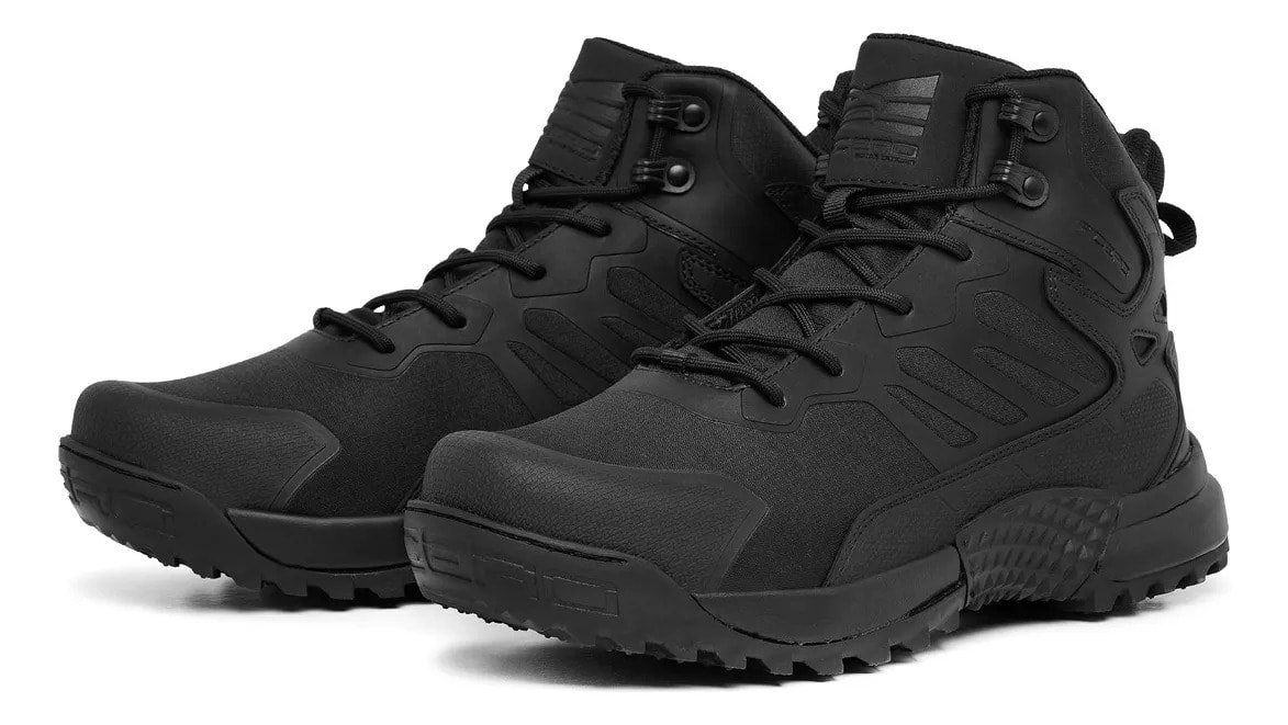 Bota Acero Viper Mid Medio Militar Ripstop Microfibra Preta