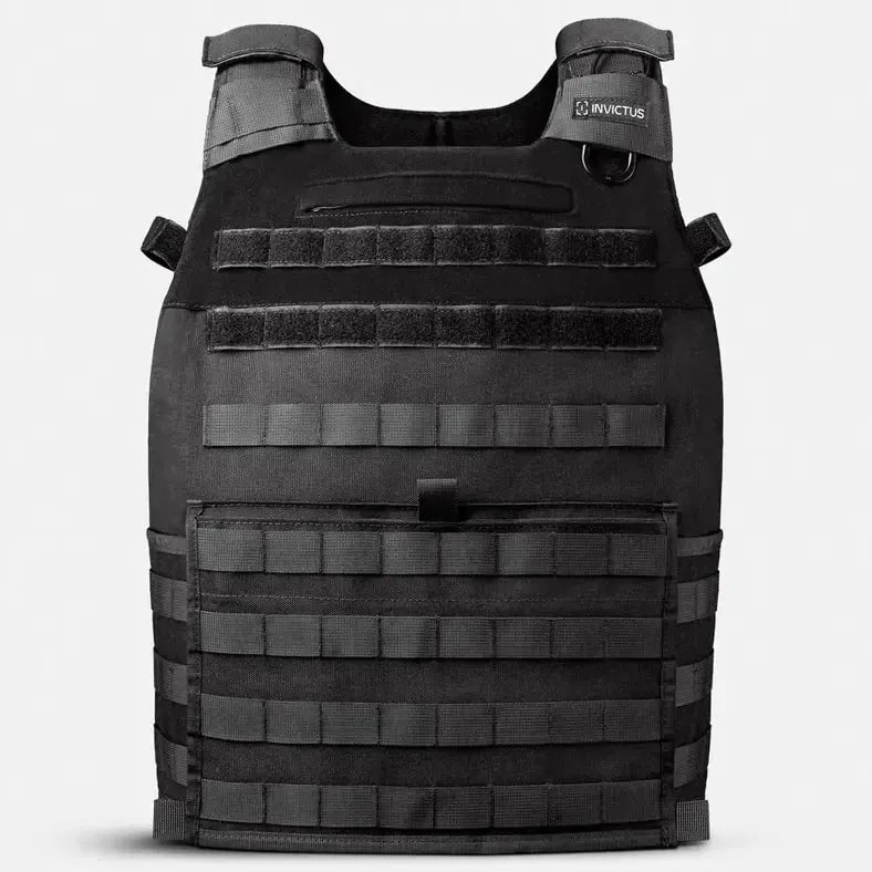Capa De Colete Invictus Vulcano 2.0 Nylon Preto Preto G