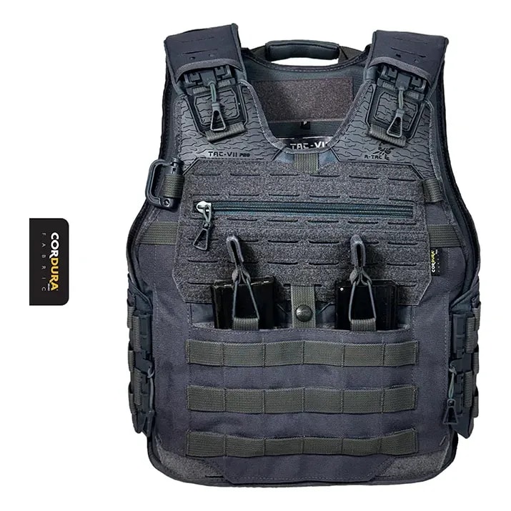 Colete Modular Tático Airsoft A-tac - Tac Vll Pro Cinza M M Cinza