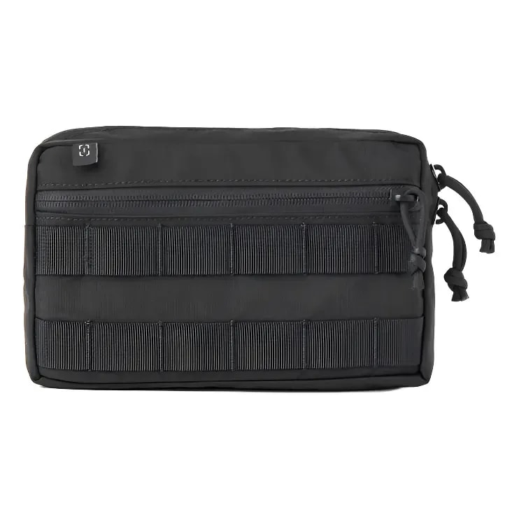 Bolso Modular Horizontal Invictus Tático  2112 Cinto Colete Preto