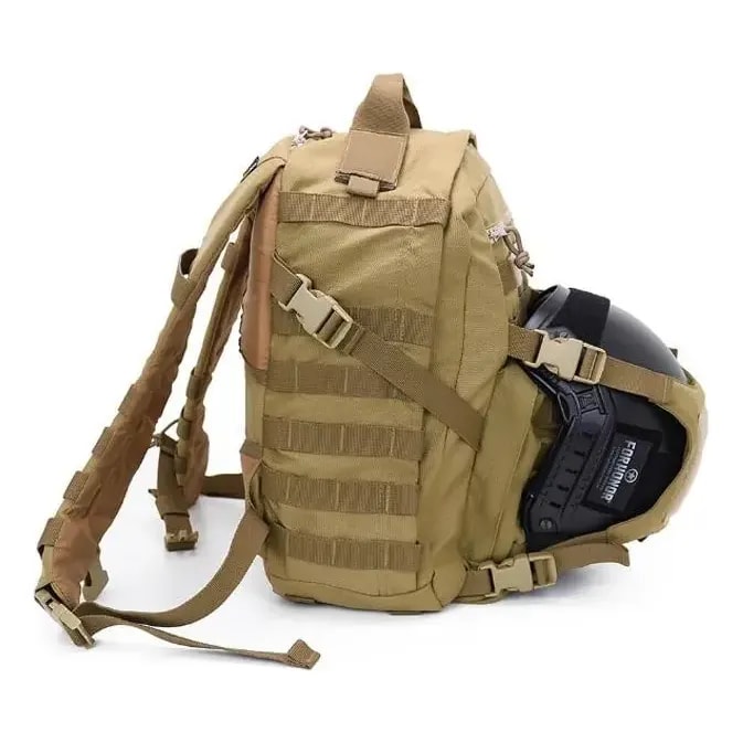Mochila Tatica Forhonor Modular Porta-capacete Cordura 1000  Marrom