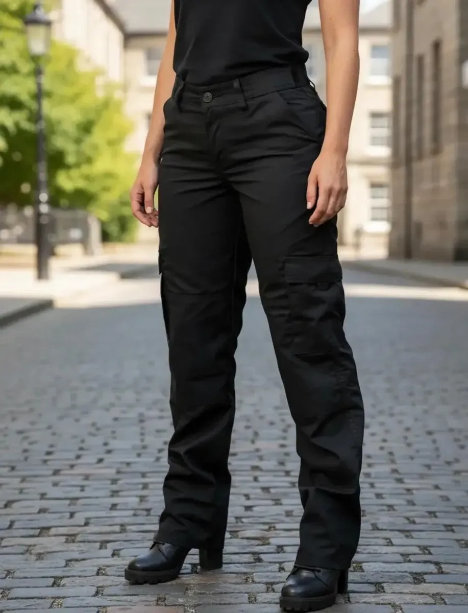Calça Feminina Polyripstop Tática Militar Regulagem Nos Cos