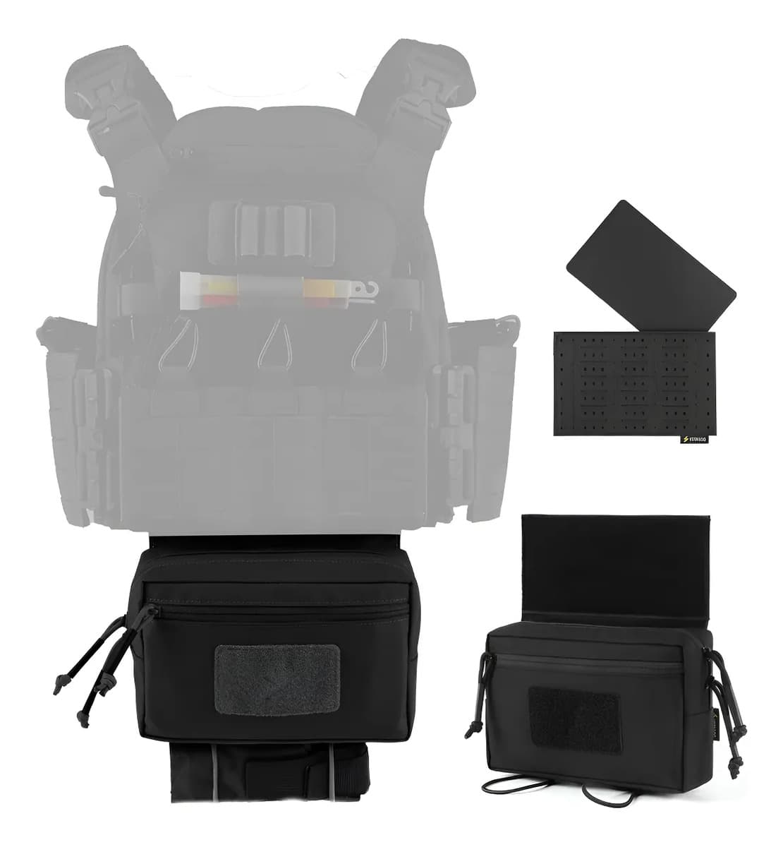 Bolsa De Umbigo Drop Pouch Votagoo Militar For Colete Tático