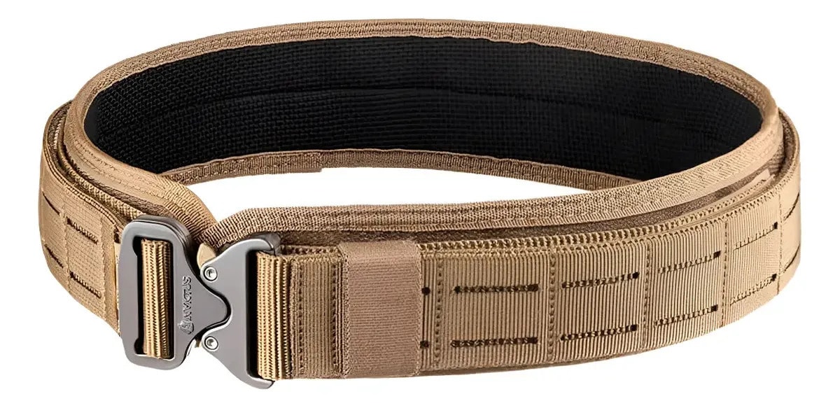 Cinto Rigger Extreme Invictus Fasten Molle Laser Cut Cor Coyote Tamanho G