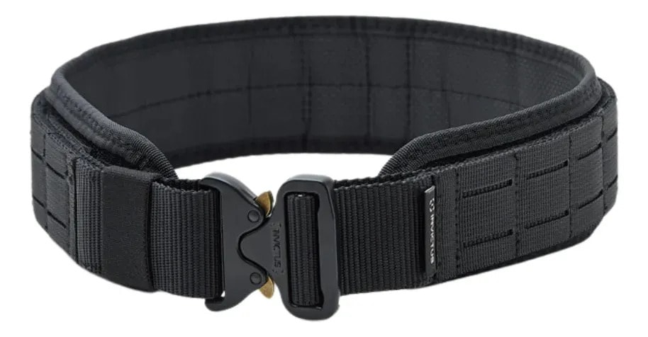 Cinto Tático Modular Rigger Extreme Fasten Invictus Preto Tamanho G (circunferência 109,5 - 123cm)
