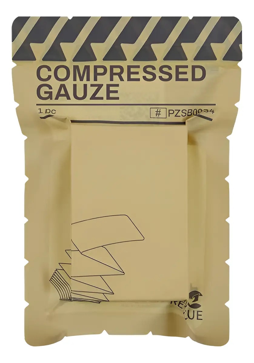 Gaze Comprimida Tática Estéril Hemorragias Rhino Rescue Nf-e