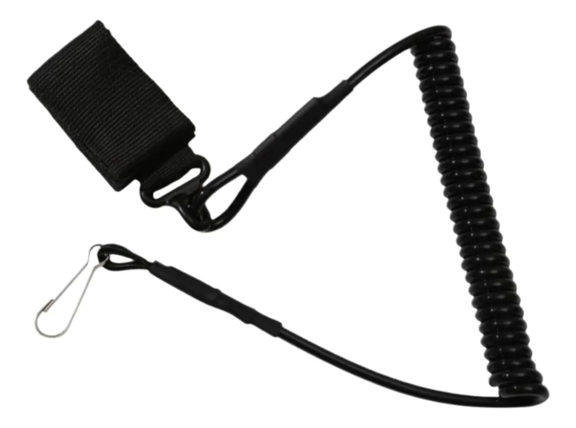 Fiel Retrátil Cordão Tático Em Espiral Segurança Airsoft