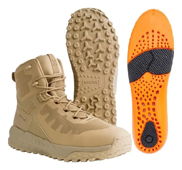 Bota Coturno Arion 2.0 Invictus Preta + Palmilha Vent + Leve