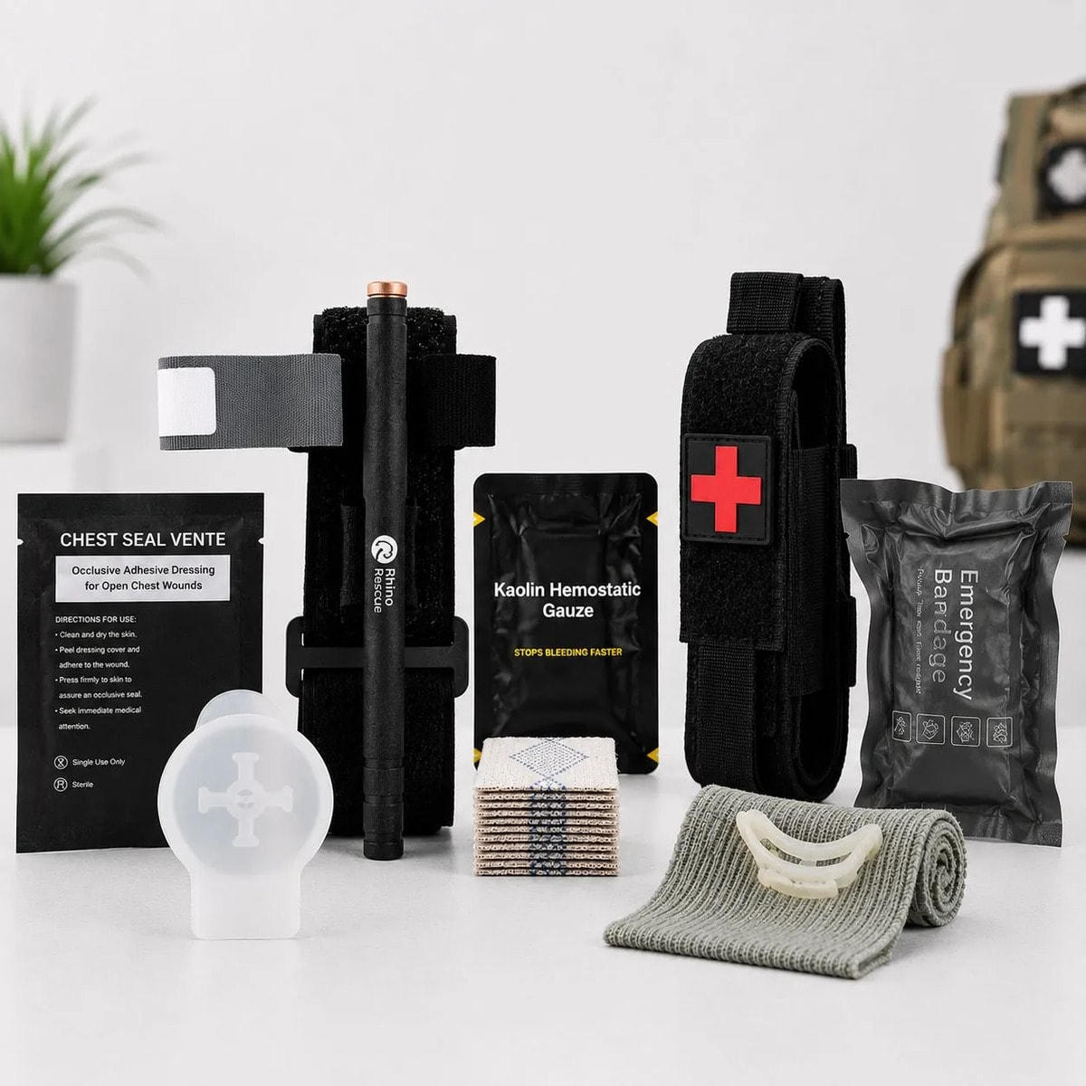 Aph Policial Torniquete Rhino Porta Torniquete + Kit Aph