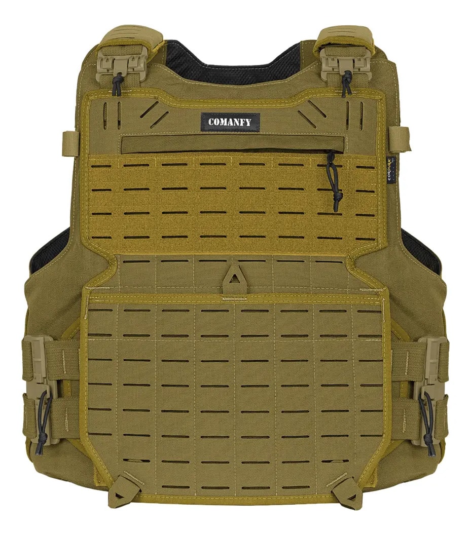 Capa Modular Comanfy Gladiador Laser Cut Coyote Cordura