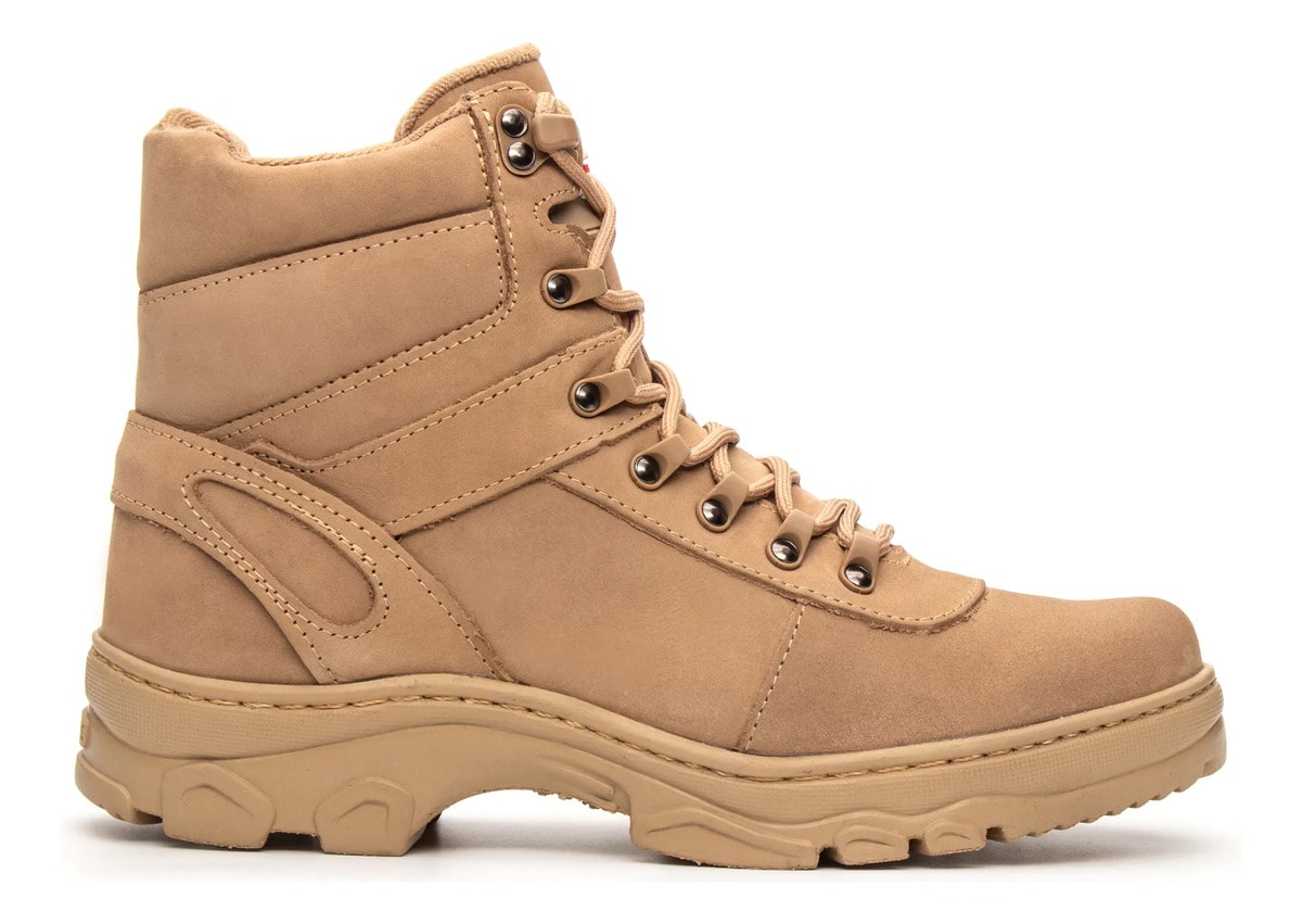 Bota Coturno Masculino Militar Design Robusto E Confortável