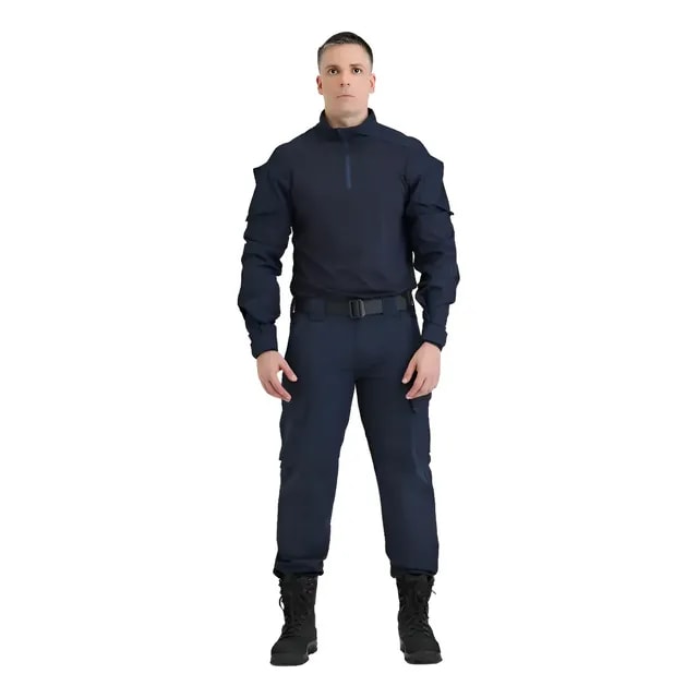 Farda Invictus Calça New Combat + Combat Shirt Leader Azul
