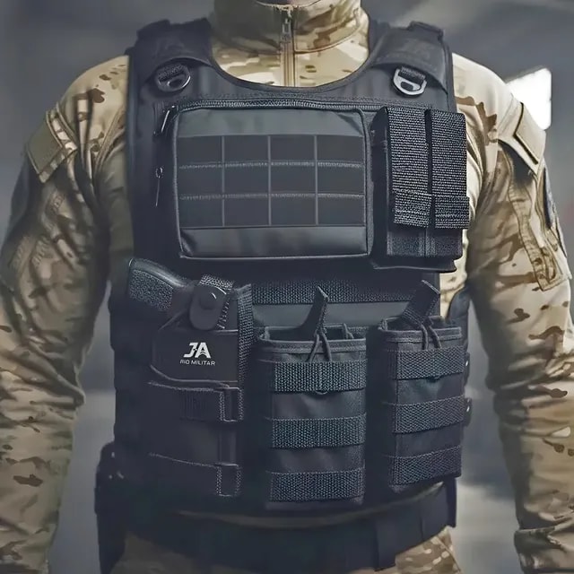 Colete Tático Modular Com 5 Acessórios Capa 3a Close Airsoft