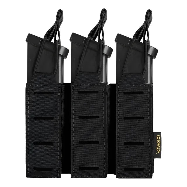 Votagoo Porta Carregador Tático Militar Trío 9mm For Pistola