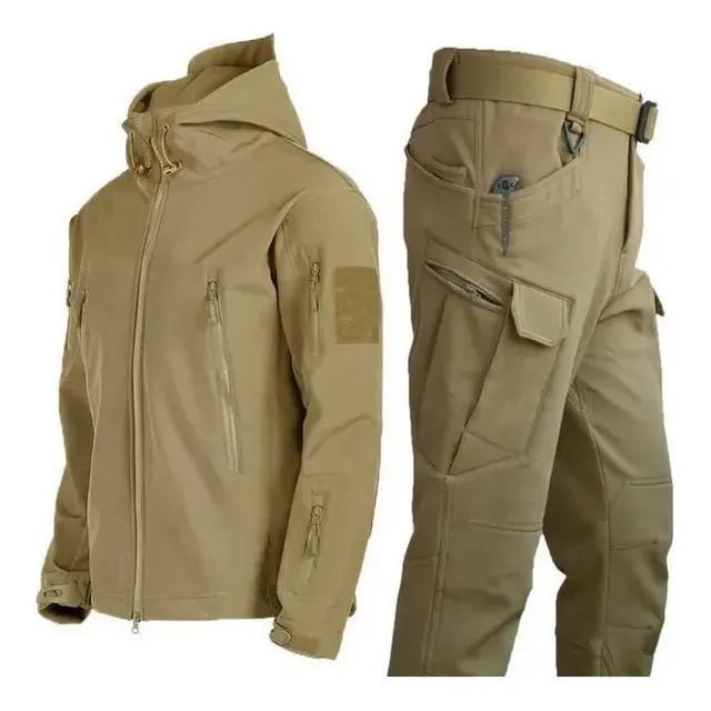Conjunto De Jaqueta Tática Impermeável Masculina Pp And