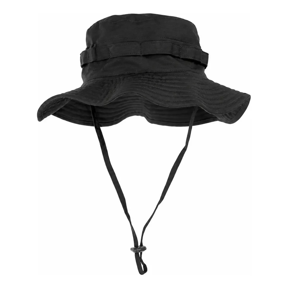 Chapéu Tático Proteção Solar Boonie Hat Militar Preto M
