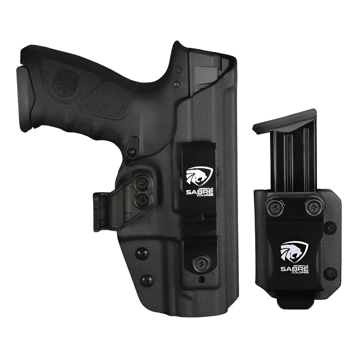 Coldre Porta Carregador Sabre Beretta Apx Full Destro Preto Destro Preto