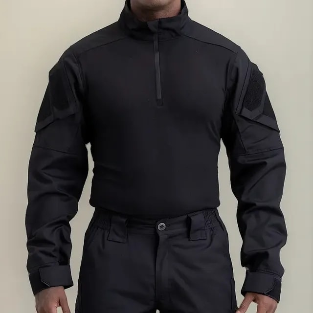 Camisa De Combate Combat Shirt Leader Invictus Preta