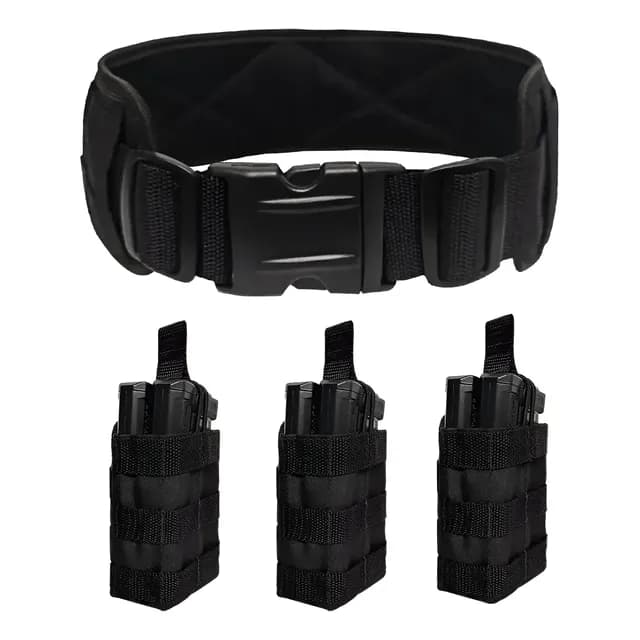 Cinto Modular Tático +3 Porta Mag Fuzil Duplo Ja Rio Militar