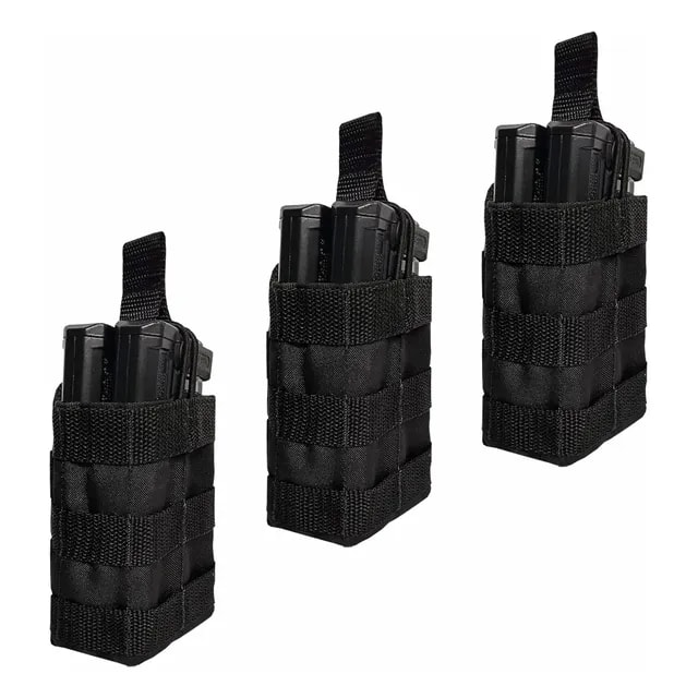 Kit 3 Porta Carregador De Fuzil Modular Mag Duplo 556 E 762